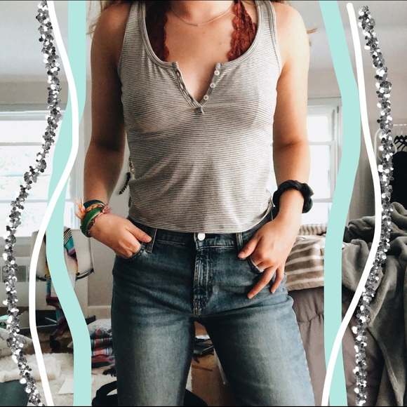 Brandy Melville Tops - striped tank top